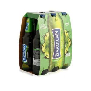 Barbican Apple Flavor Non Alcoholic Malt Beverage 6x Bottles 330ml