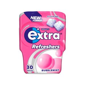 Extra Refreshers Bubblemint Chewing Gum – Bottle 30 Pieces