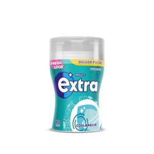 Extra Cool Breeze Chewing Gum – Large Bottle 90 Pieces
