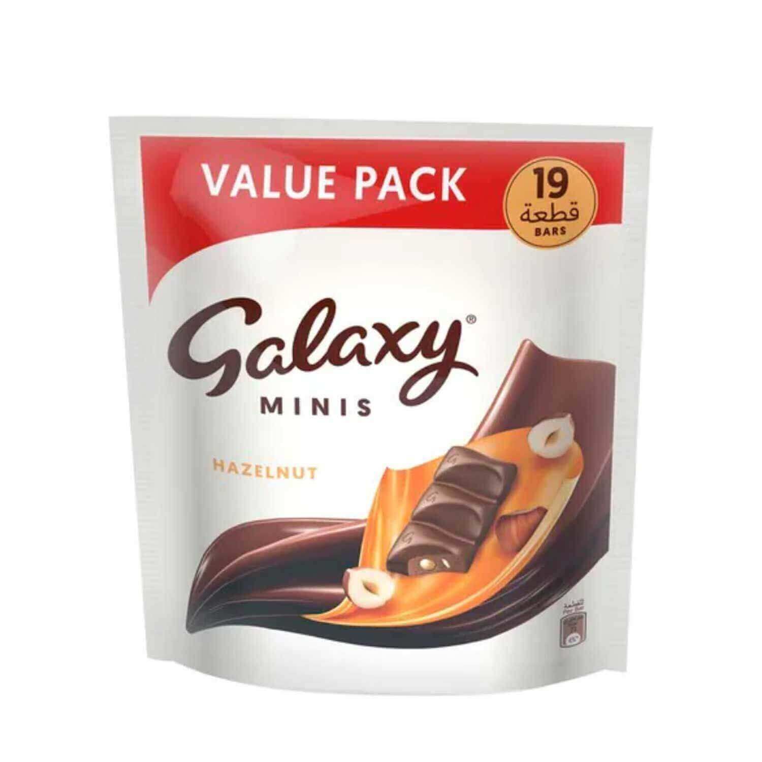Galaxy Minis Hazelnut Chocolates – 237.5g Value Pack