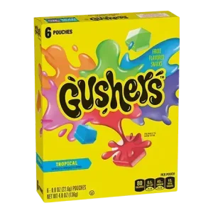 Gushers Tropical – 6 Pouches Snacks