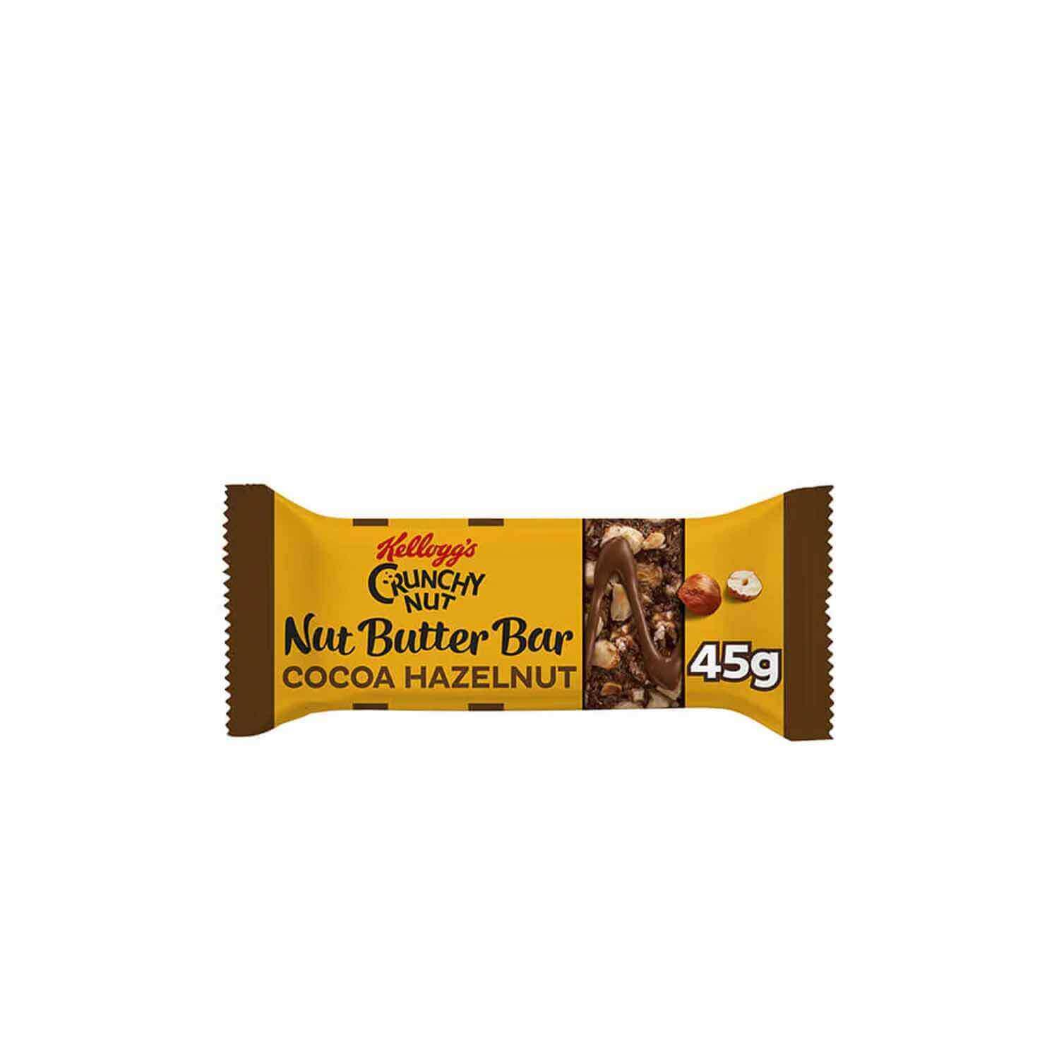 KELLOGGS Crunchy Nut Butter Bar Cocoa Hazelnut