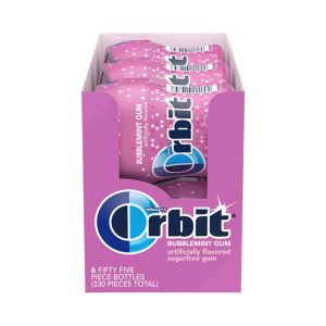 ORBIT Bubblemint Sugarfree Gum 55 Piece