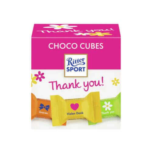 Ritter Sport Choco Cubes Thank You Chocolate