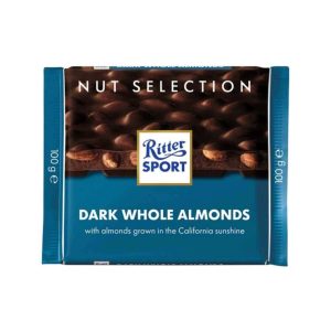 Ritter Sport Dark Whole Almonds Chocolate