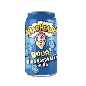 Warheads Sour! Blue Raspberry Soda