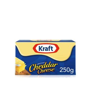 Kraft Processed Cheddar Cheese Block 250g