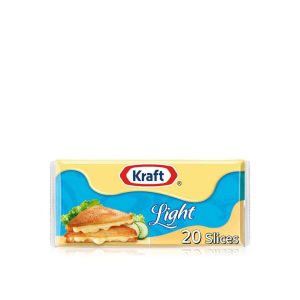 Kraft Light Cheese Slices – 20 Slices