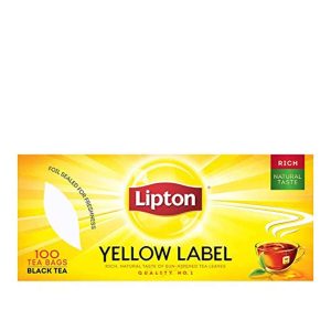 Lipton Yellow Label Black Tea – 100 Tea Bags