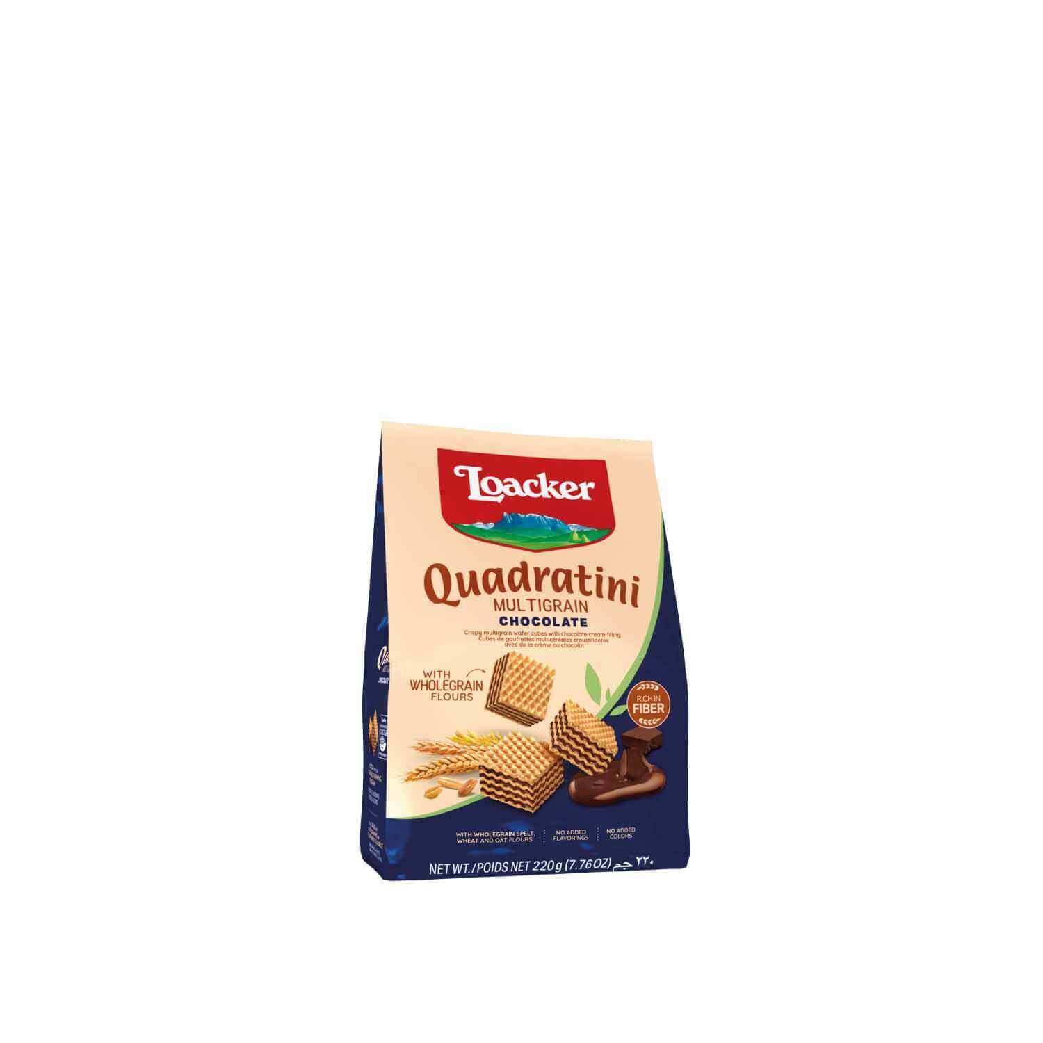 Loacker Multigrain Quadratini Chocolate