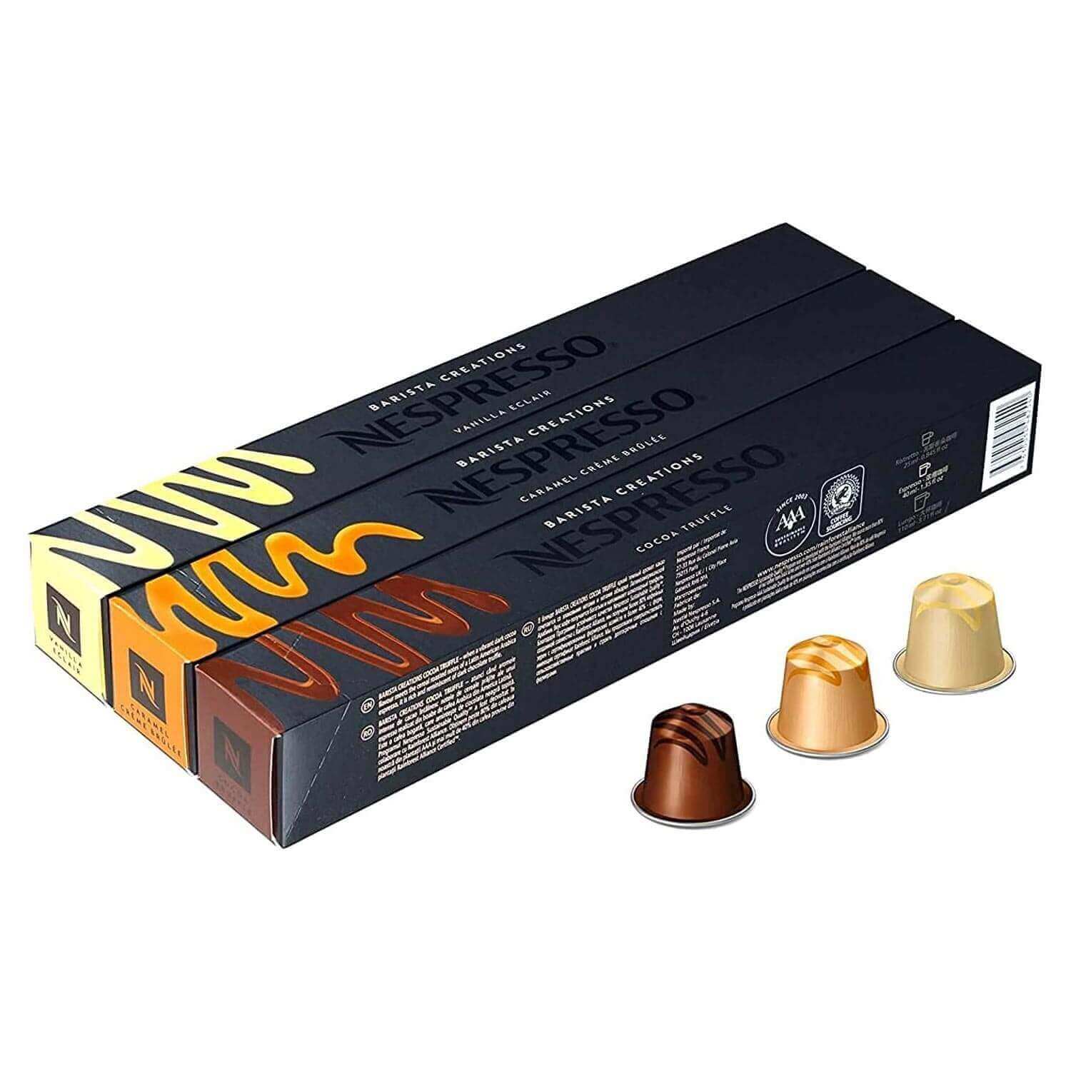 Nespresso Barista Creations Flavoured Capsules Selection