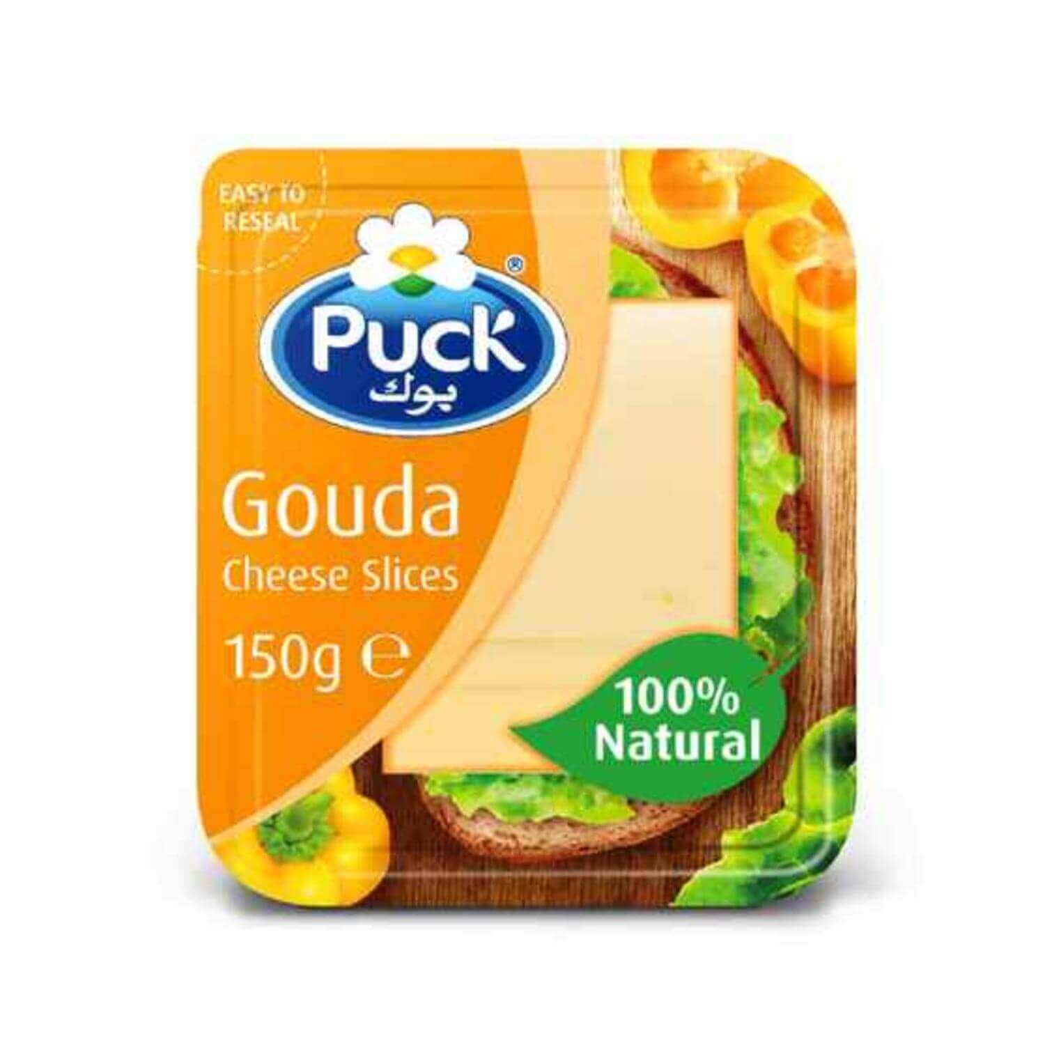 Puck Gouda Natural Cheese Slices 150g