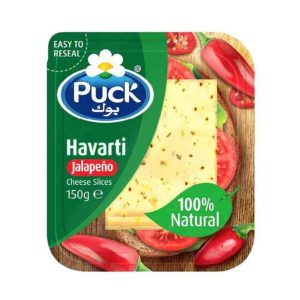 Puck Havarti Jalapeno Cheese Slice 150g