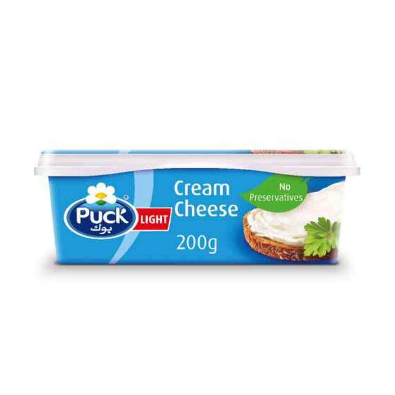 Puck Light Cream Cheese Natural Spread 200g