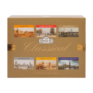 Ahmad Tea Classical Selection – A Selection of Six Black Teas (60 Foil Teabags)