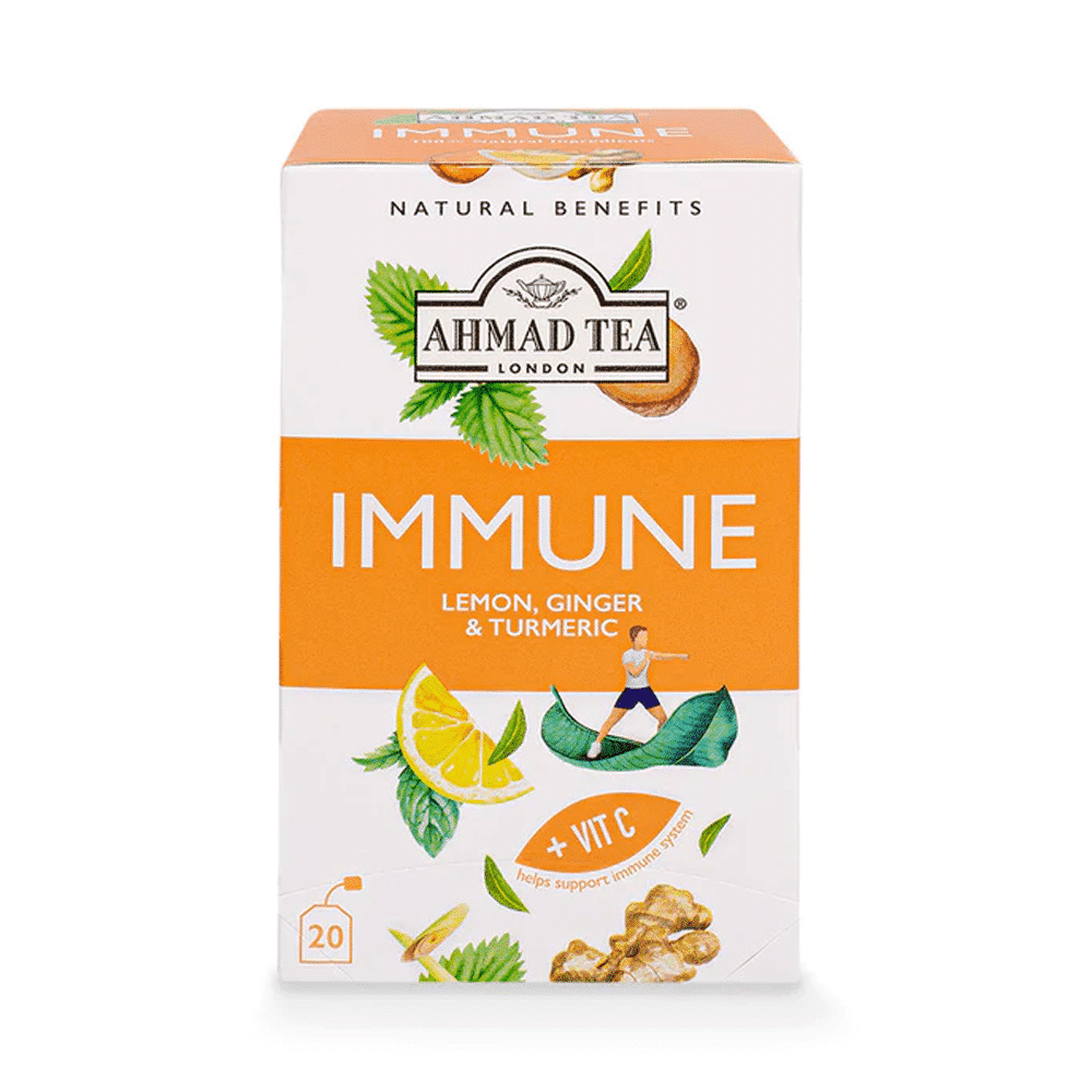 Ahmad Tea – Immune (Lemon, Ginger & Turmeric)