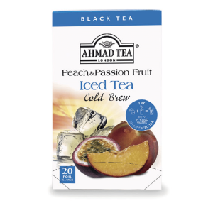 Ahmad Tea Peach & Passion Fruit Iced Tea – Cold Brew