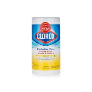 Clorox citrus scented disinfecting wipes x75