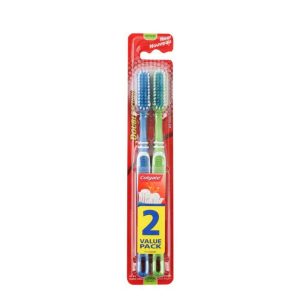 Colgate toothbrush double action twin pack