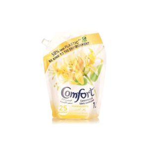 Comfortconcentratedfabricconditionerhoneysucklepouch1ltr