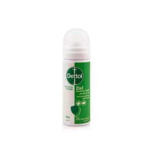Dettol 2in1 sanitizer spray aloe vera 50ml