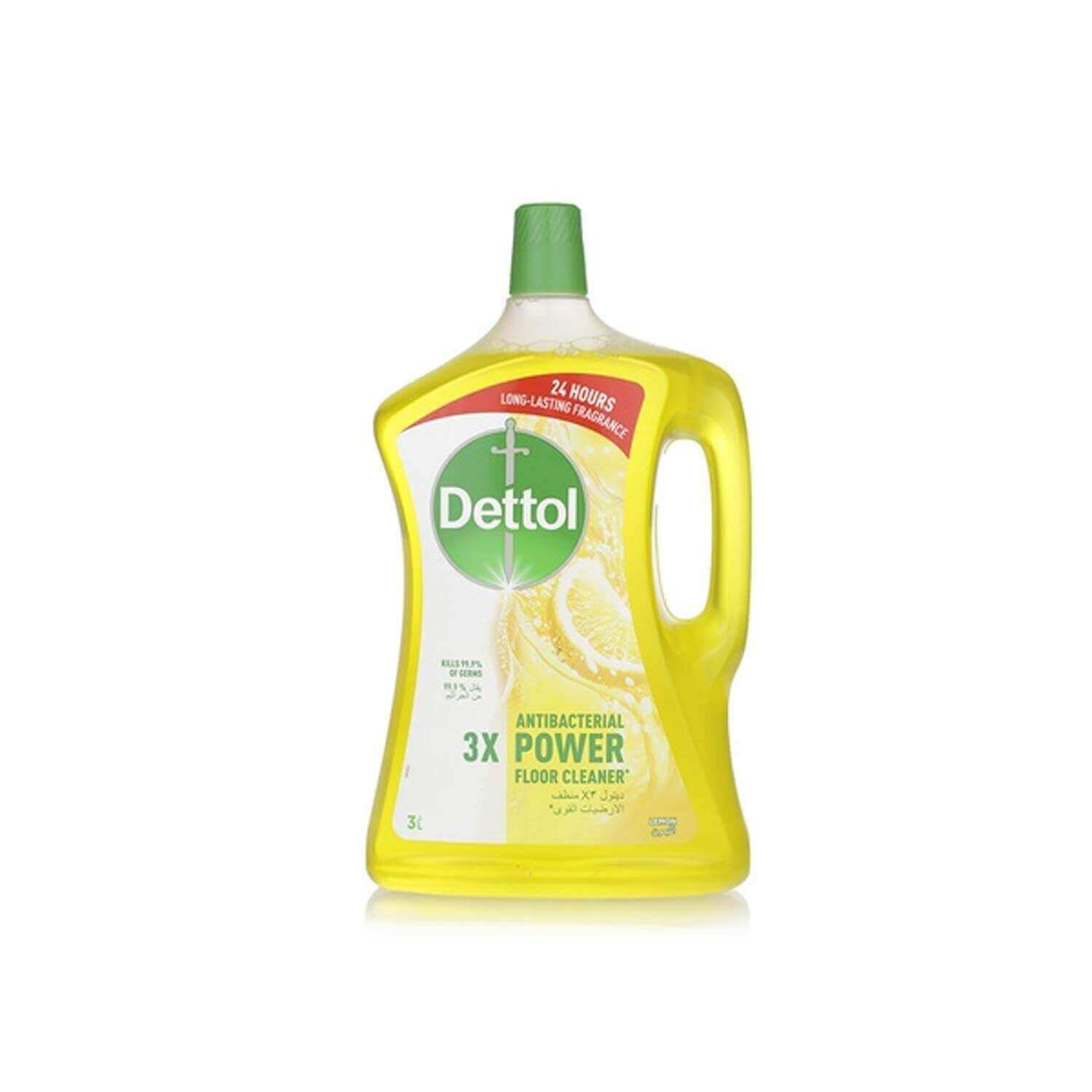 Dettol anti bacterial lemon floor cleaner 3ltr