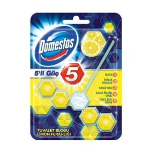 Domestos 5 Way Power lemon freshness 55g