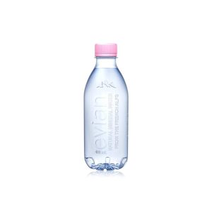 Evian natural mineral water recycled bottle 400ml