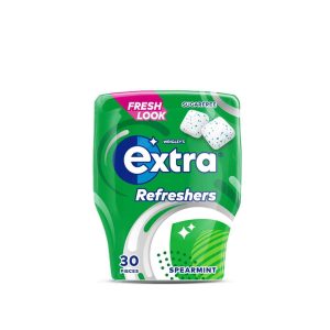 Extra Refreshers Spearmint Sugarfree Chewing Gum Bottle 30pcs