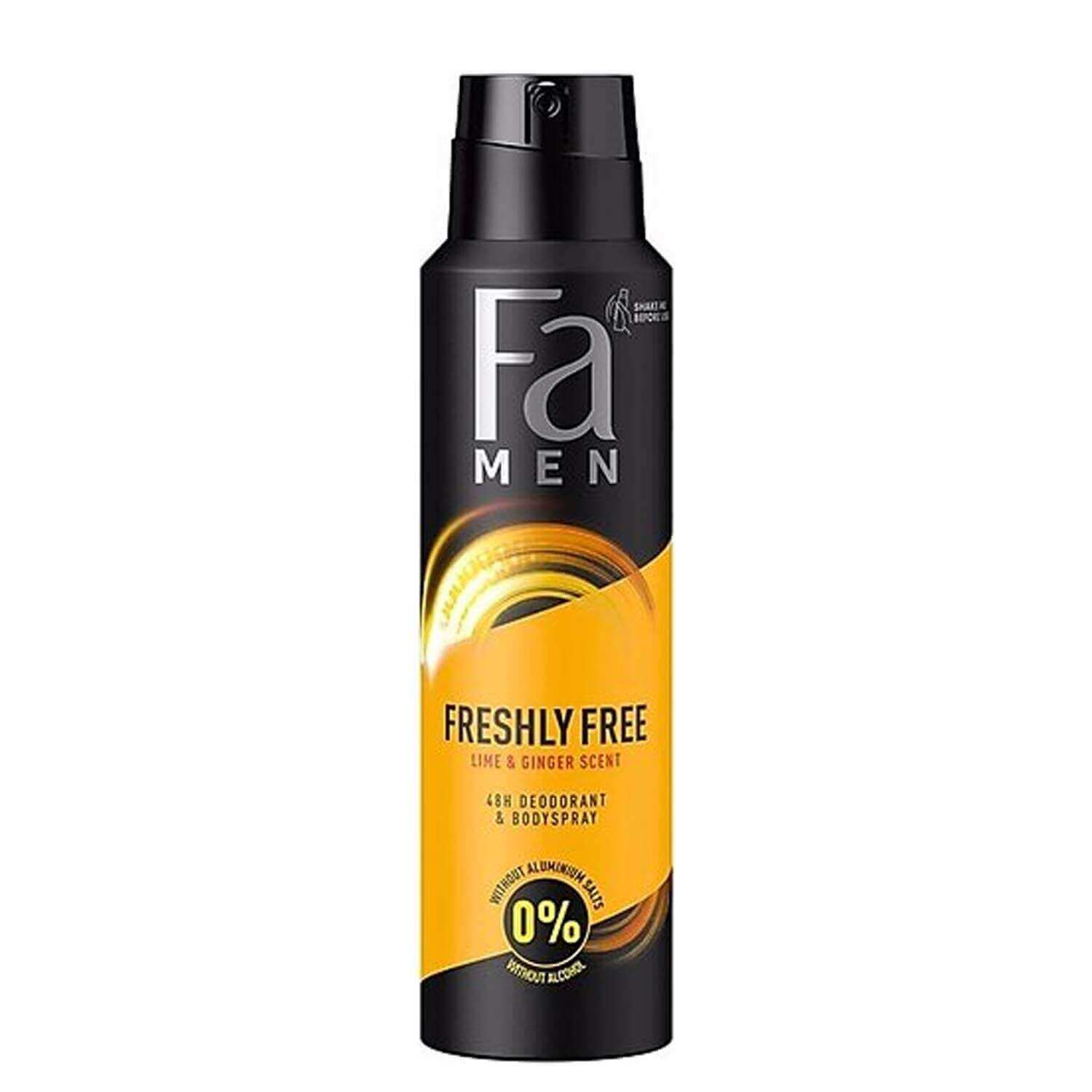 FA deospray fresh free Lime ginger 150ml