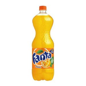 Fanta Orange Flavored Soda Plastic Bottle