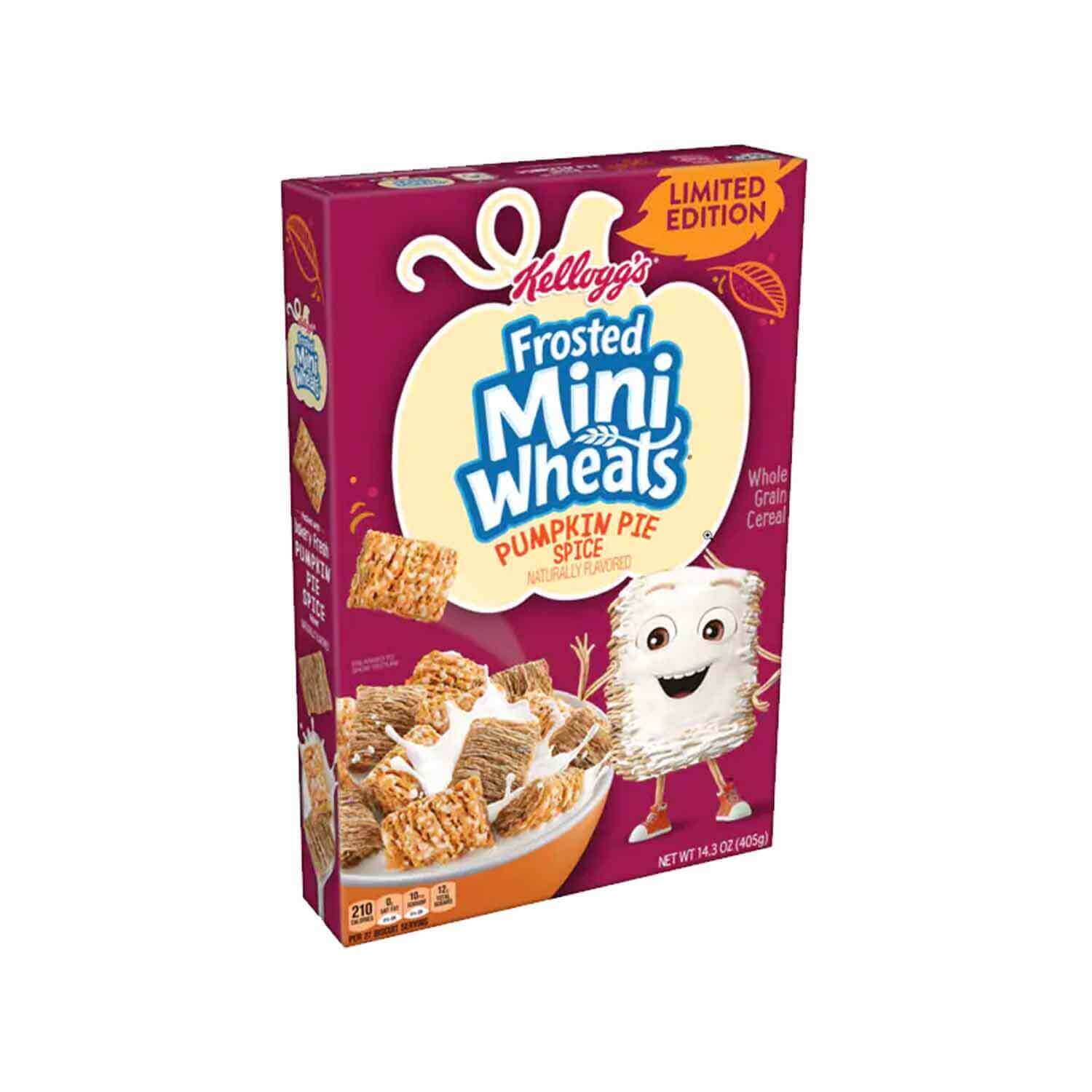 KELLOGGS Frosted Mini Wheats® Pumpkin Pie Spice cereal