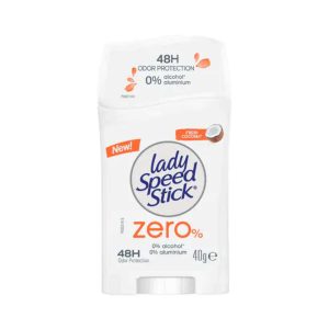 Lady Speed Stick Zero Antiperspirant Deodorant Stick Fresh Coconut 40g