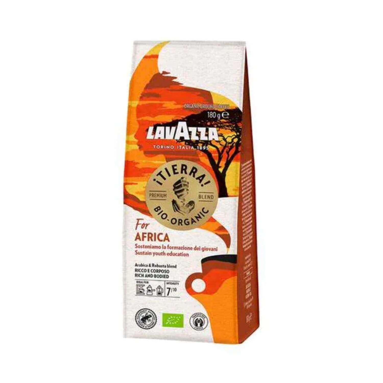 Lavazza Tierra Bio Organic African Coffee Beans 180g