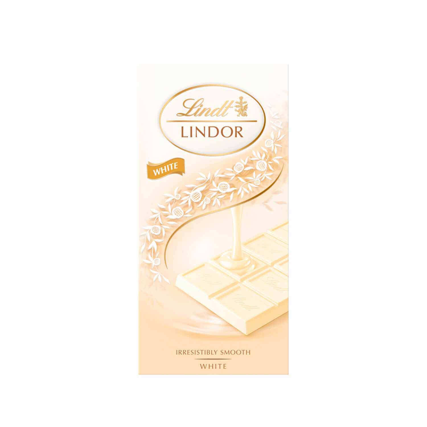 Lindt LINDOR White Bar 100g