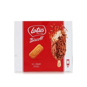 Lotus Biscoff ice cream sticks 3x90ml