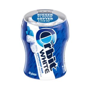 ORBIT White Peppermint Sugarfree Chewing Gum 40 Piece Bottle