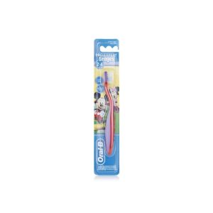 Oral B stage 2 Disney Mickey Mouse toothbrush 2 4 years