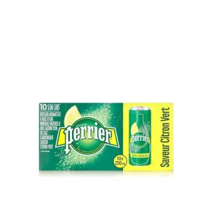 Perrier carbonated water slim can peach 10 x 250ml