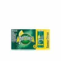 Perrier lemon flavoured carbonated water 10x250ml