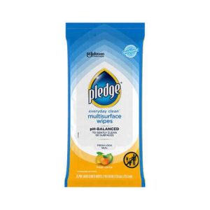 Pledge pH Balanced Multisurface Cleaner Wipes Fresh Citrus