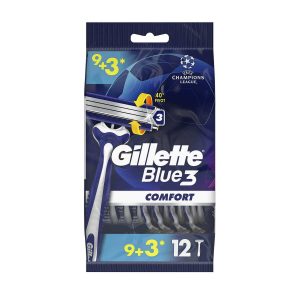 gillette blue 3 Comfor 12pcs