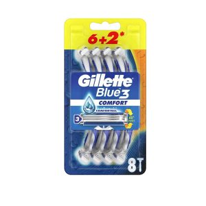 gillette blue 3 Comfor 8pc