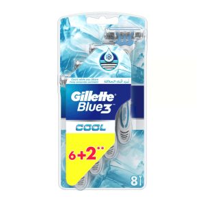 gillette blue 3 Cool 8pcs