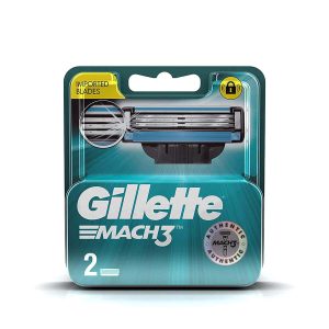 gillette mach 3 blades 2 pc