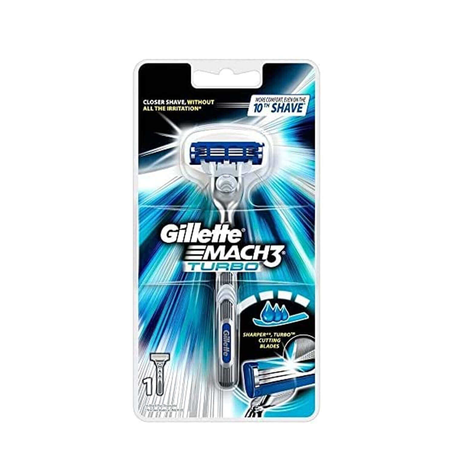 gillette mach 3 turbo 1 up
