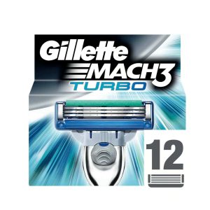 gillette mach 3 turbo blades 12 pc