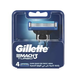 gillette mach 3 turbo blades 4 pc